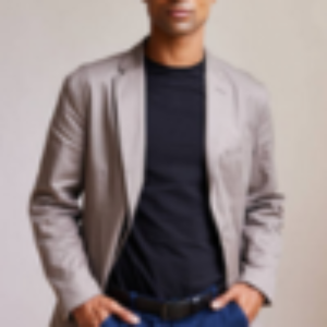 Blazer homme rayé écoresponsable